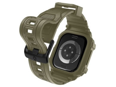 Correa Spigen Rugged Armor Pro para Apple Watch de 46 mm - Verde