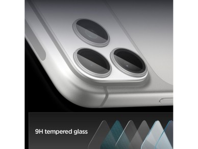 Lente de c�mara Spigen Optik Pro XL para iPhone 17 Pro Max - Plateado