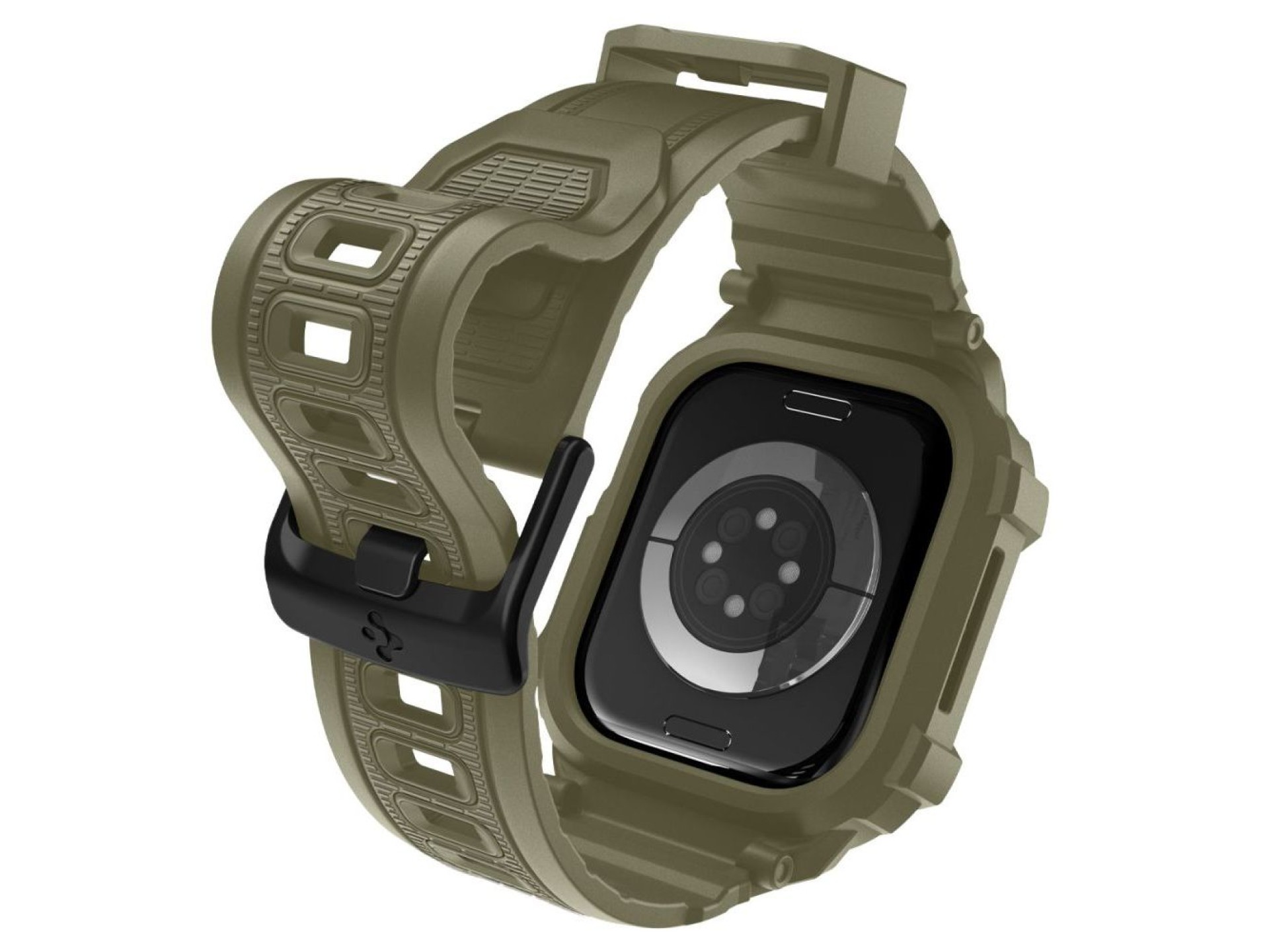 Correa Spigen Rugged Armor Pro para Apple Watch de 46 mm - Verde