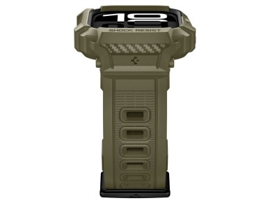 Correa Spigen Rugged Armor Pro para Apple Watch de 46 mm - Verde