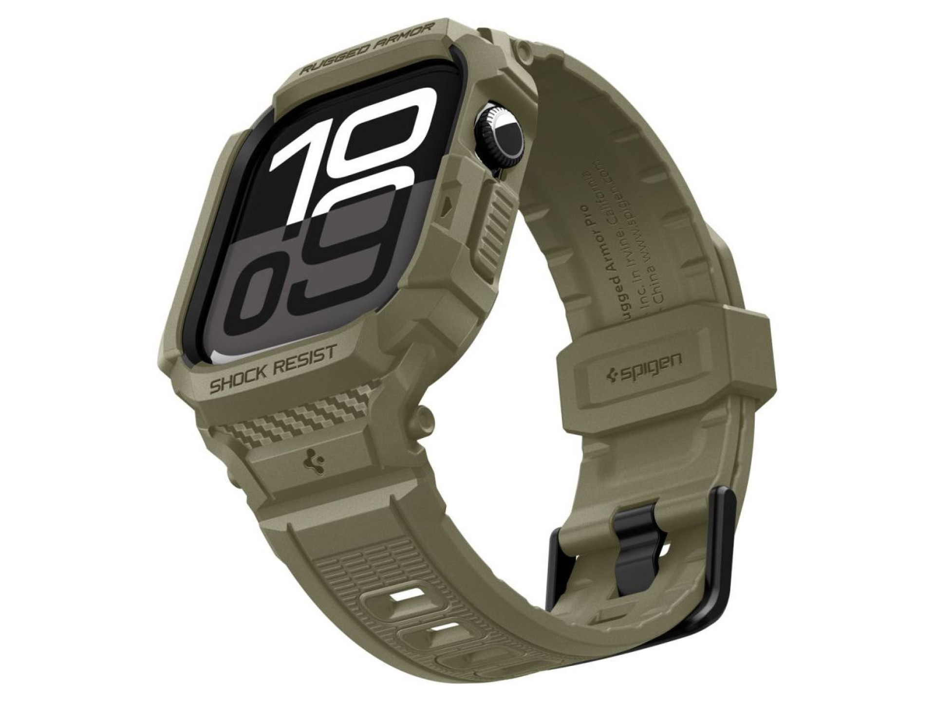 Correa Spigen Rugged Armor Pro para Apple Watch de 46 mm - Verde