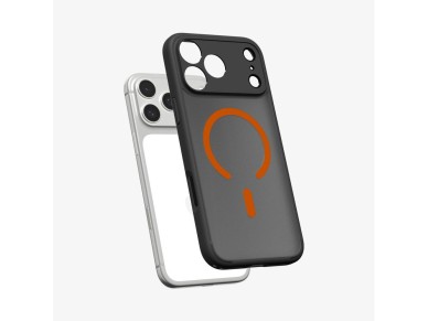 Capa Spigen Ultra Hybrid MagSafe para iPhone 17 Pro - Preta e Laranja