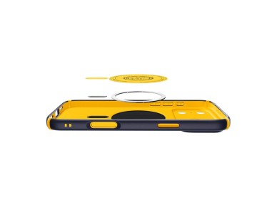 Spigen Nano Pop Hybrid MagSafe case for iPhone 17 Pro - navy blue