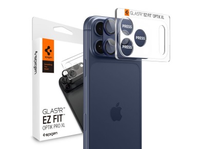 Spigen Optik Pro XL Camera Lens Glass for iPhone 17 Pro Max - Navy Blue Spigen Optik Pro XL Camera Lens Glass for iPhone 17 Pro Max - Navy Blue