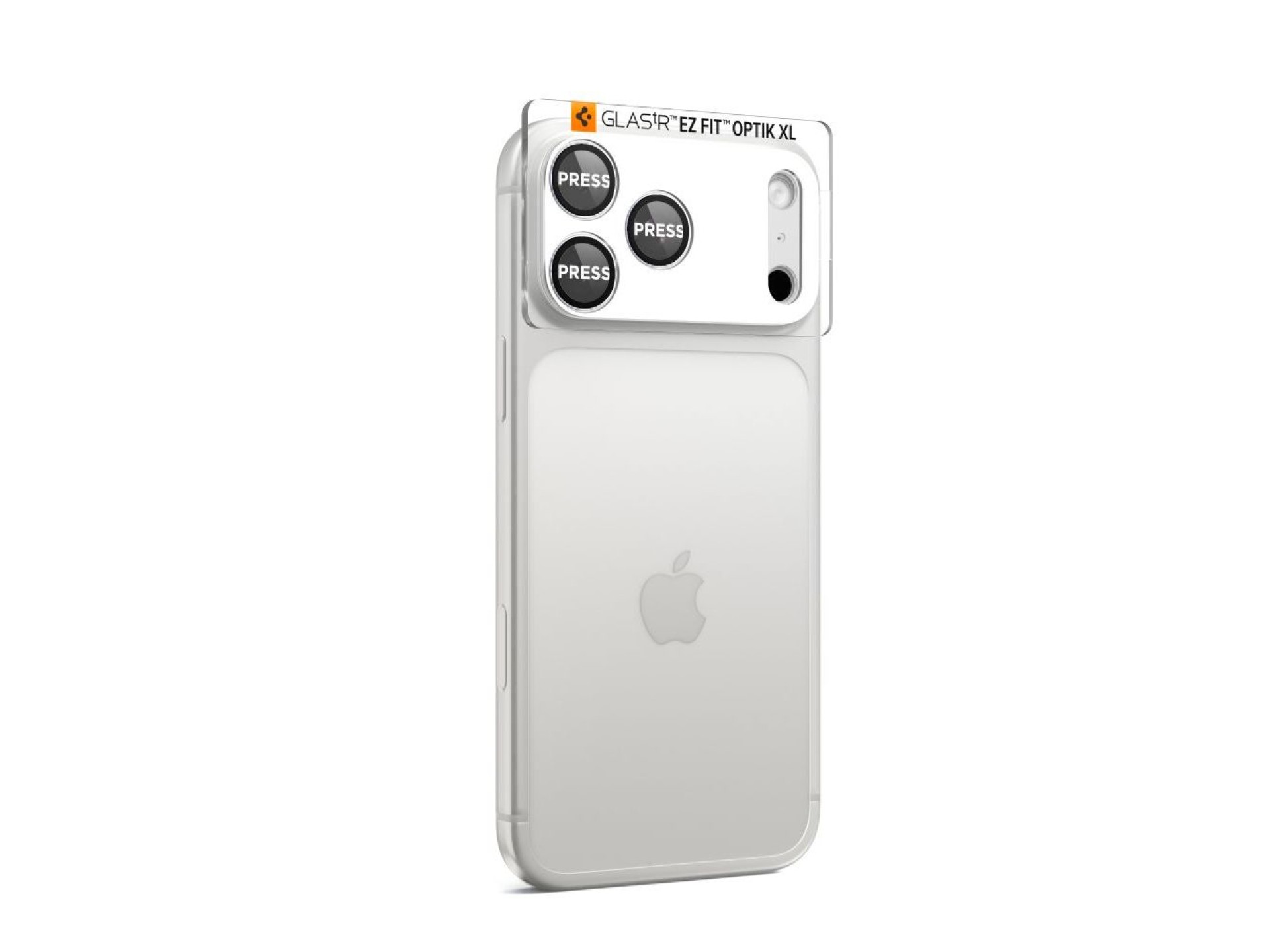 Lente de cámara Spigen Optik Pro XL para iPhone 17 Pro - Plateado