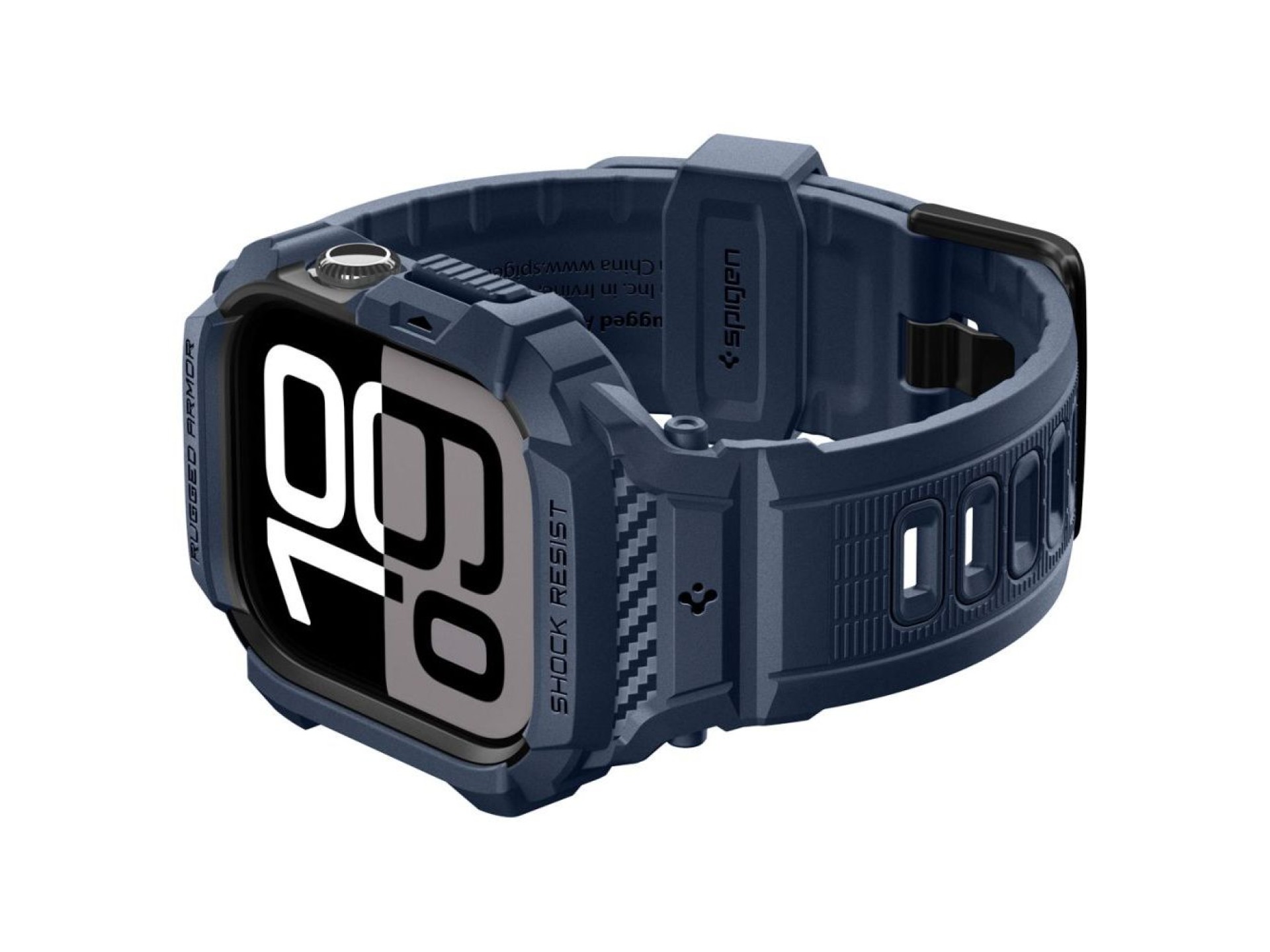 Correa Spigen Rugged Armor Pro para Apple Watch de 42 mm - Azul marino