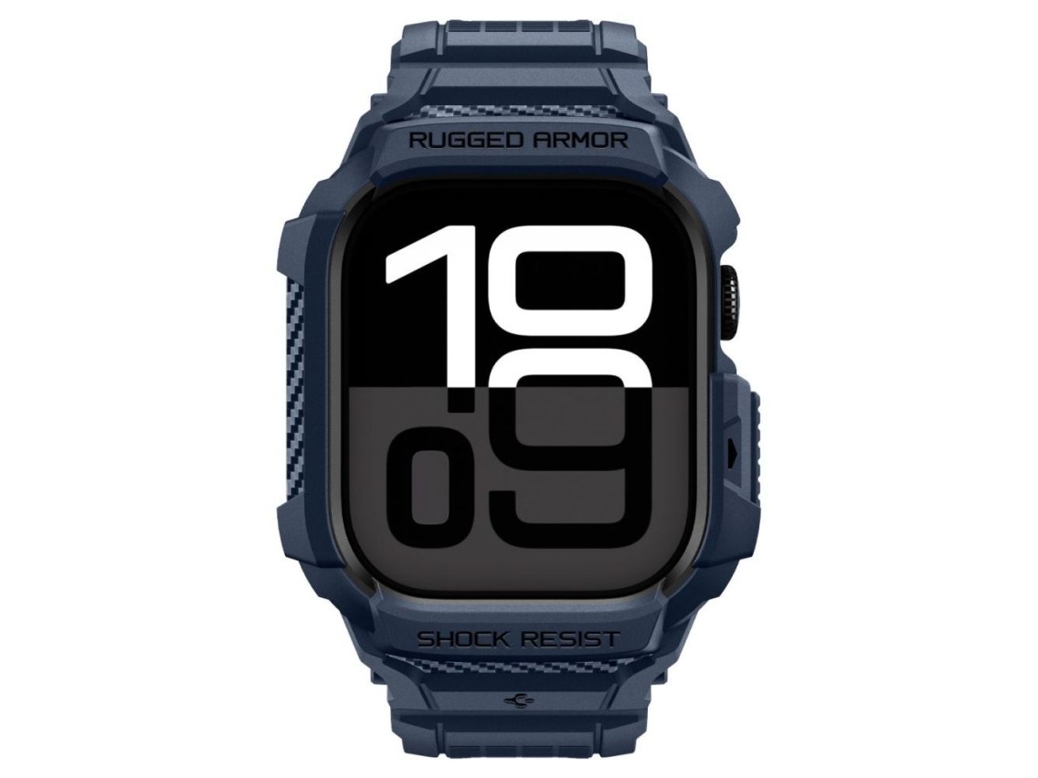 Correa Spigen Rugged Armor Pro para Apple Watch de 42 mm - Azul marino
