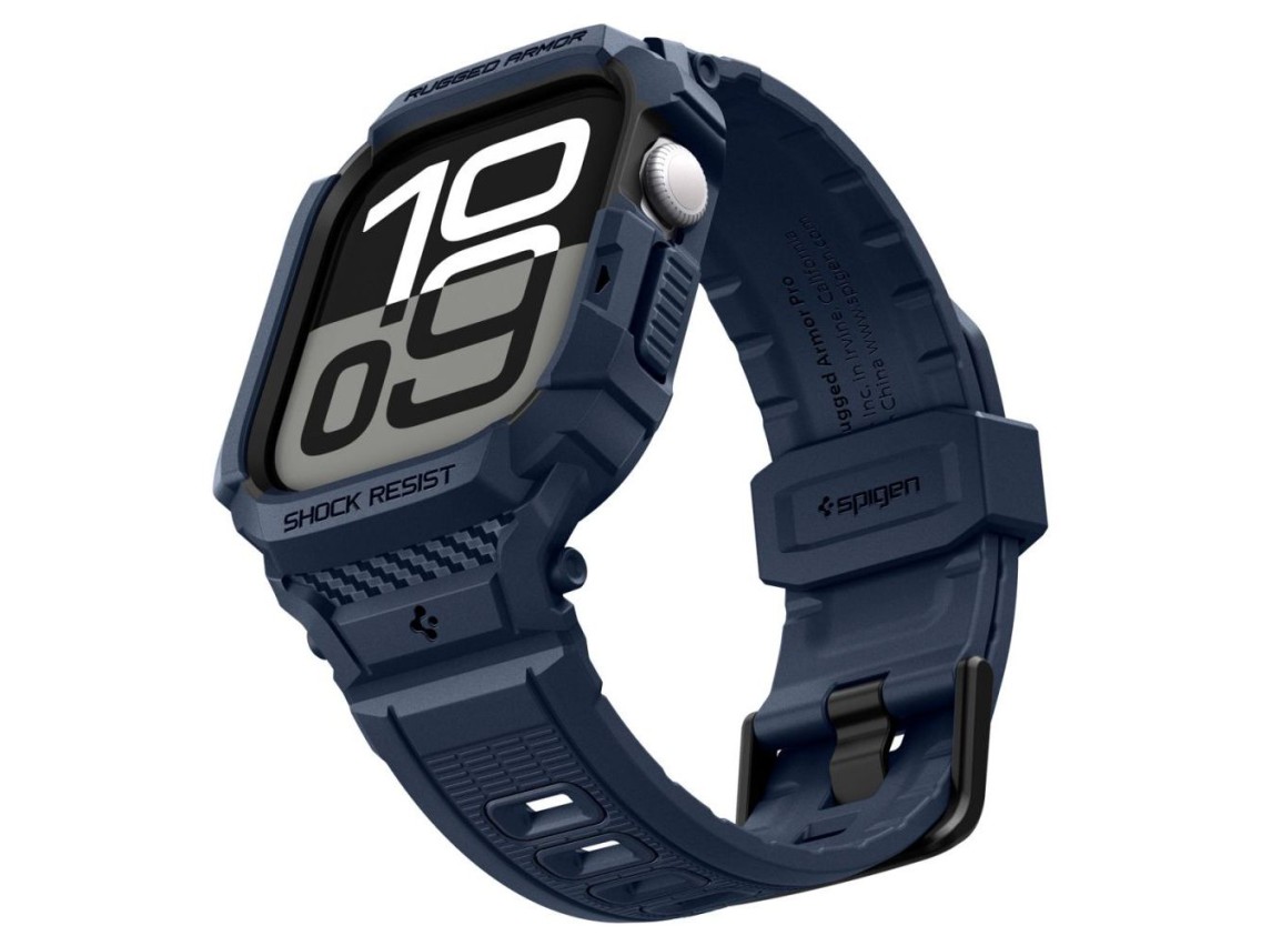 Correa Spigen Rugged Armor Pro para Apple Watch de 42 mm - Azul marino