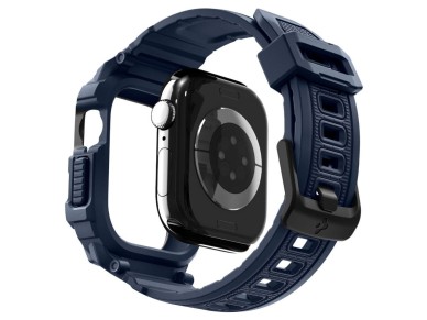 Correa Spigen Rugged Armor Pro para Apple Watch de 42 mm - Azul marino
