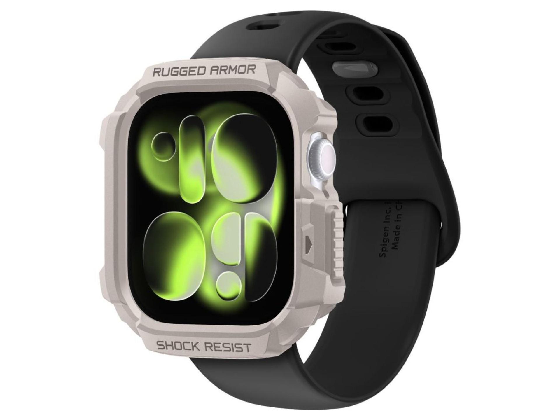 Funda Spigen Rugged Armor para Apple Watch de 42 mm - Beige
