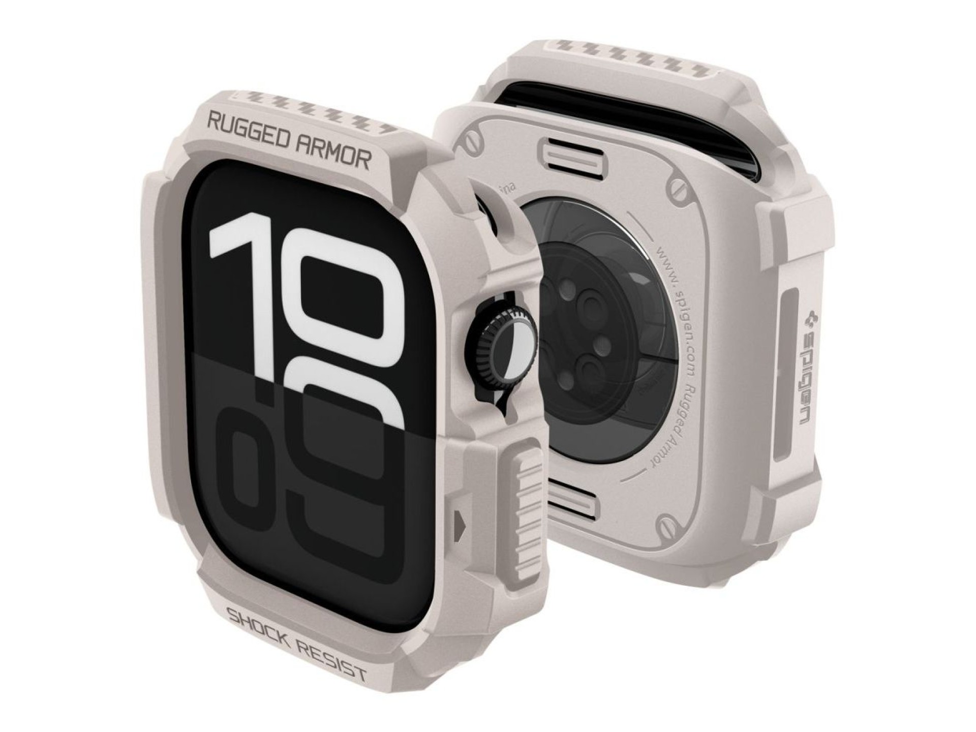 Funda Spigen Rugged Armor para Apple Watch de 42 mm - Beige