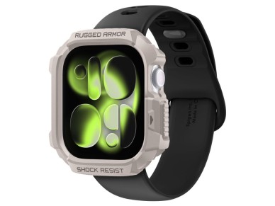 Funda Spigen Rugged Armor para Apple Watch de 42 mm - Beige