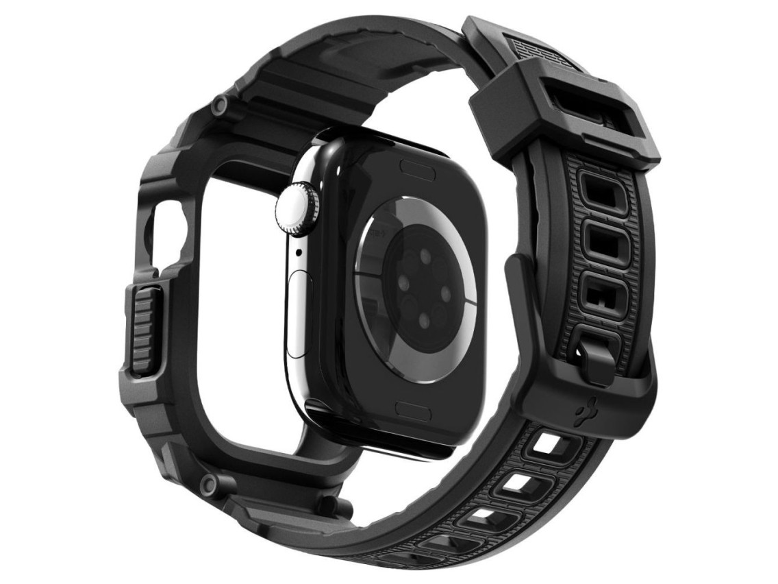Correa Spigen Rugged Armor Pro para Apple Watch de 42 mm - Negra