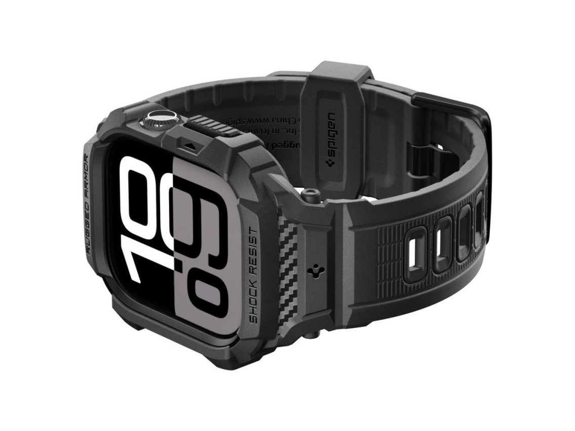 Correa Spigen Rugged Armor Pro para Apple Watch de 42 mm - Negra