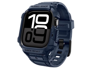 Correa Spigen Rugged Armor Pro para Apple Watch de 42 mm - Azul marino