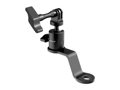 Suporte para camara retrovisora de motocicleta em alum��nio PULUZ (preto)