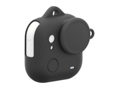Capa de lente de silicone + estojo PULUZ para Insta360 GO Ultra