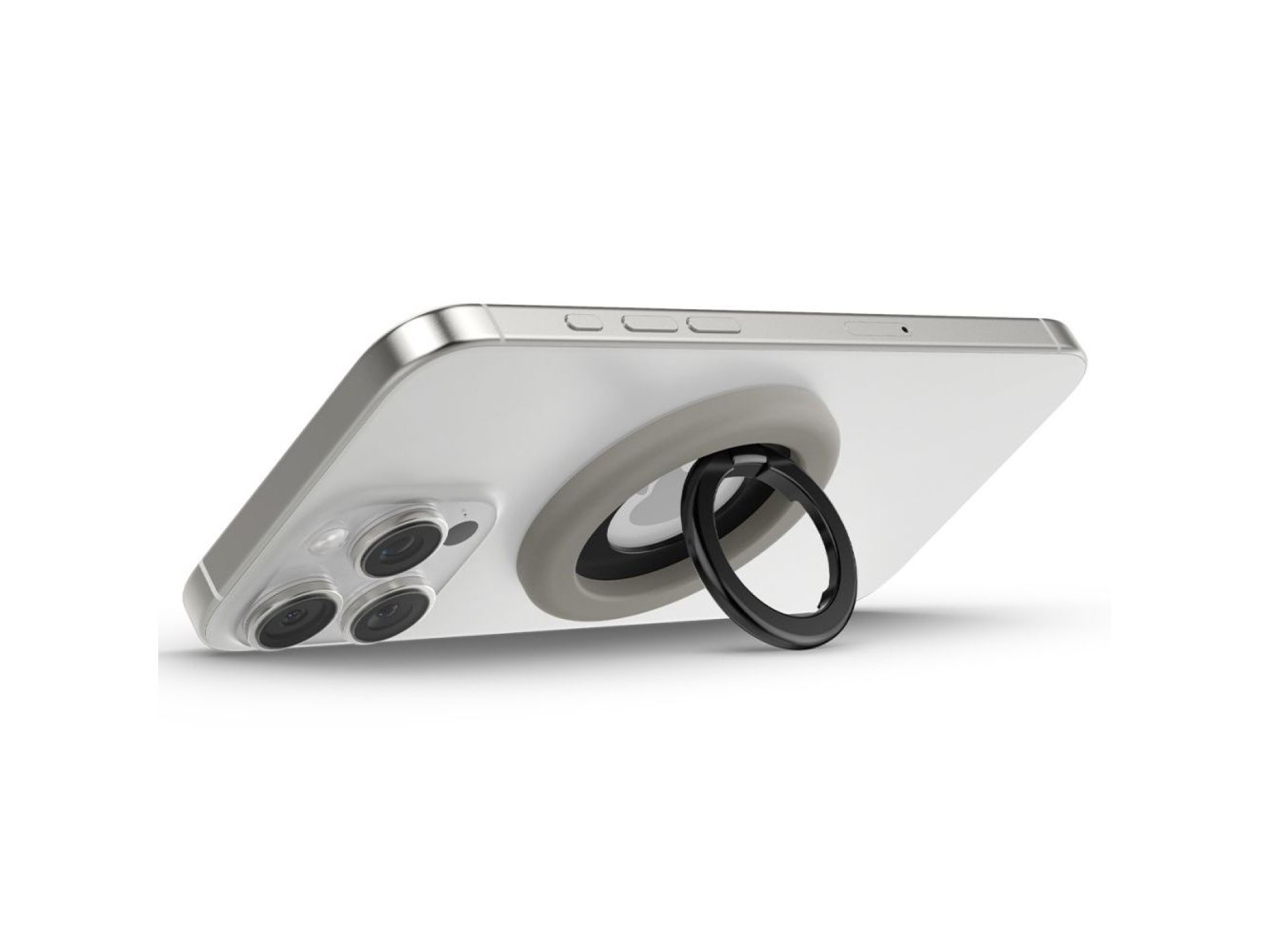Spigen Nano Pop MagSafe Magnetic Ring for Phone - Gray and Black