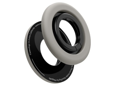 Anillo magnético Spigen Nano Pop MagSafe para teléfono - Gris y negro Anillo magnético Spigen Nano Pop MagSafe para teléfono - Gris y negro