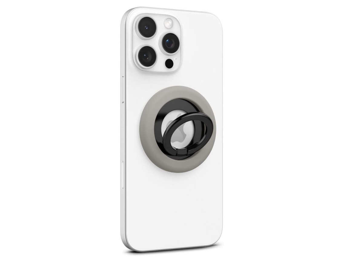 Spigen Nano Pop MagSafe Magnetic Ring for Phone - Gray and Black