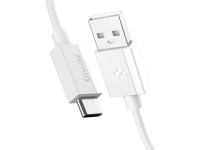 Cabo Spigen EB6010AC USB-A/USB-C 60W 100 cm - Branco