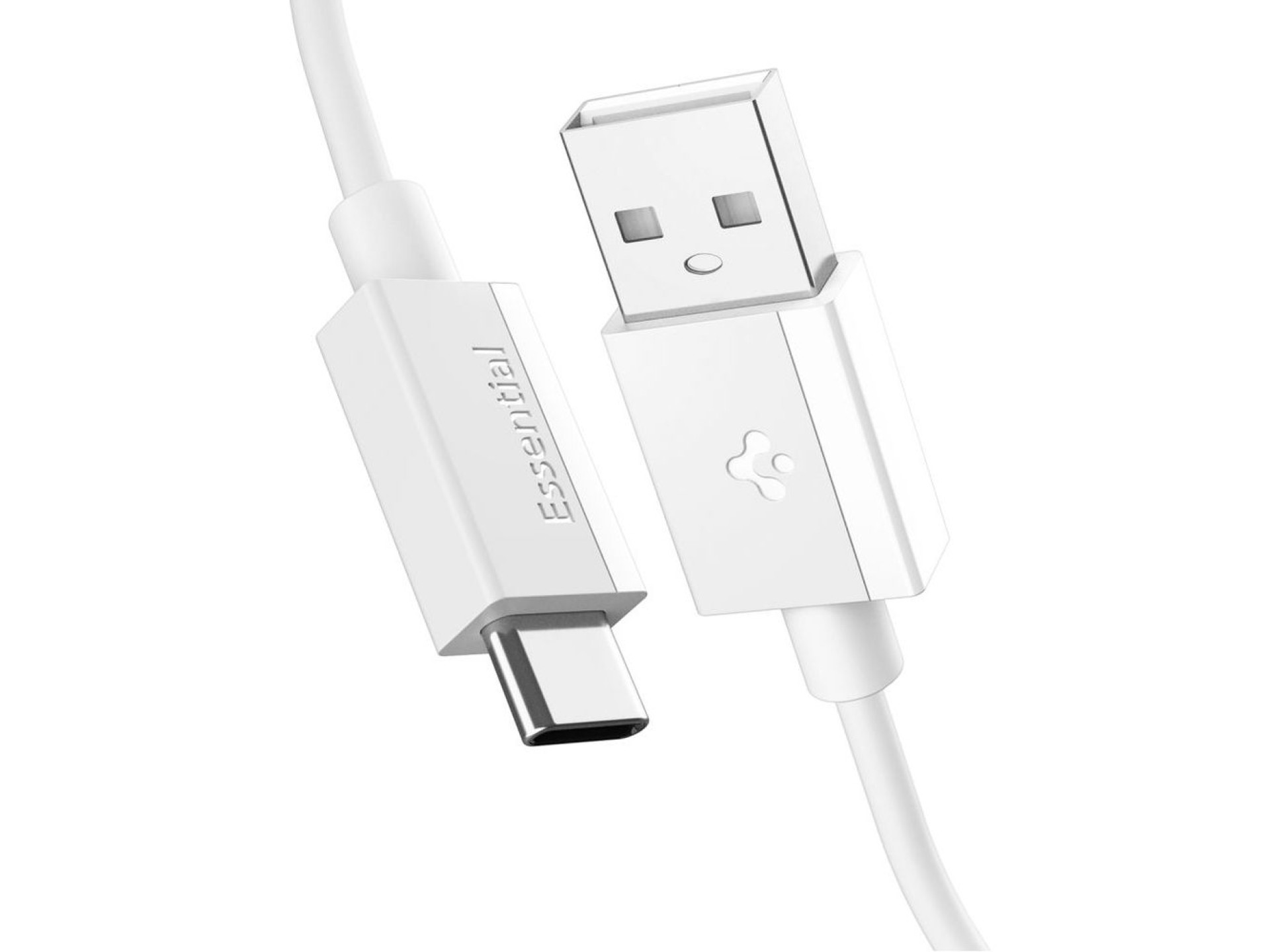 Cabo Spigen EB6010AC USB-A/USB-C 60W 100 cm - Branco