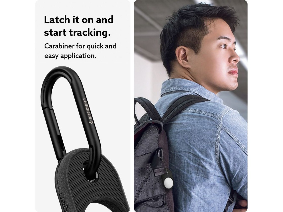 Funda Spigen Vault para Apple AirTag - Negro mate