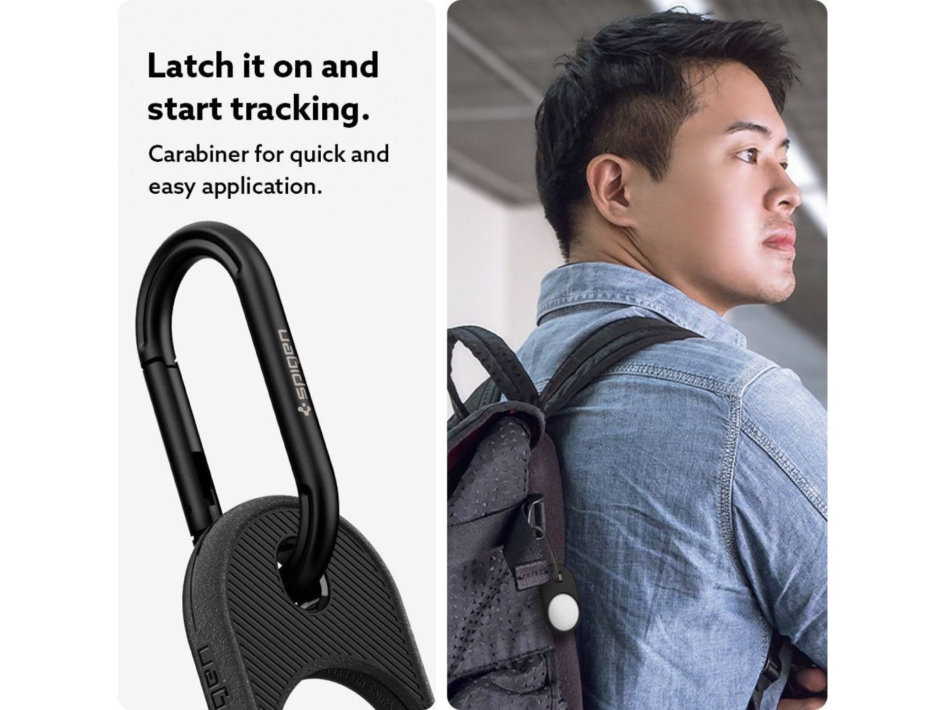 Funda Spigen Vault para Apple AirTag - Negro mate