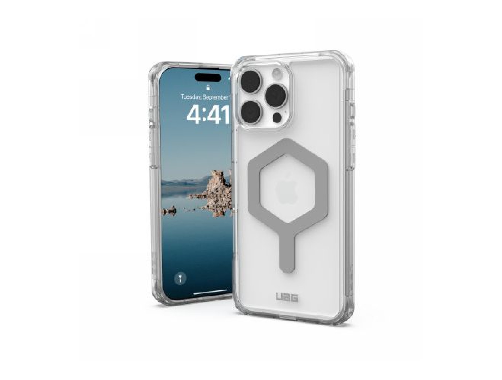 UAG Plyo Magsafe case for iPhone 16 Pro Max - silver