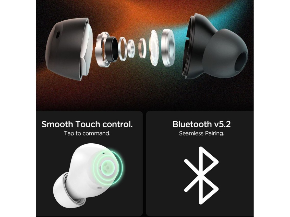 Auriculares inalámbricos Spigen SA2401 ANC Pro - Blanco
