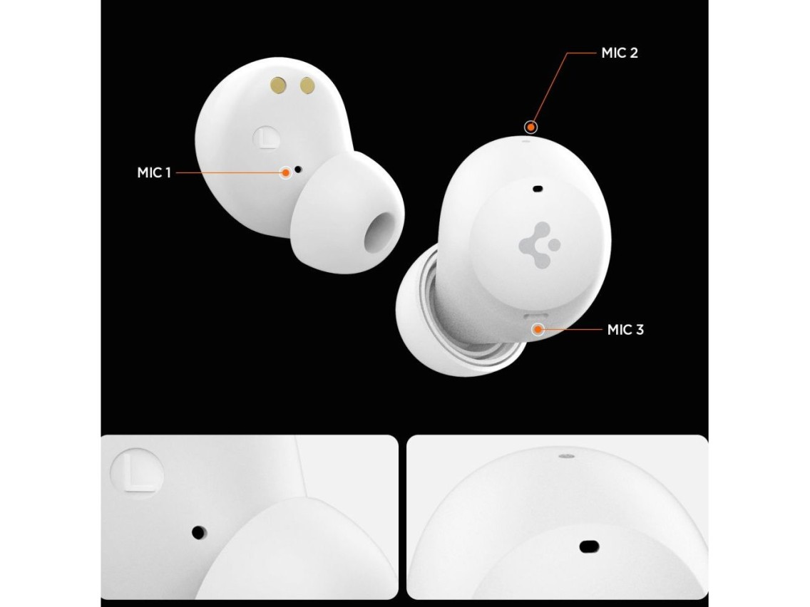 Auriculares inalámbricos Spigen SA2401 ANC Pro - Blanco