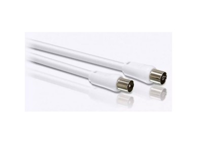 Cabo de antena tv coaxial tipo pal 1,5m swv2516w/10 philips