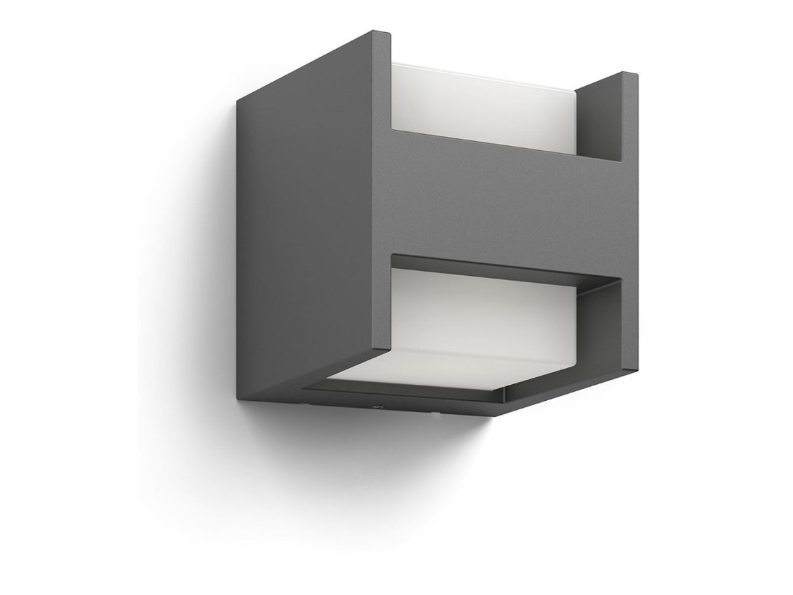 Aplique led 2x4,5w 800lm 4000k modelo arbour philips