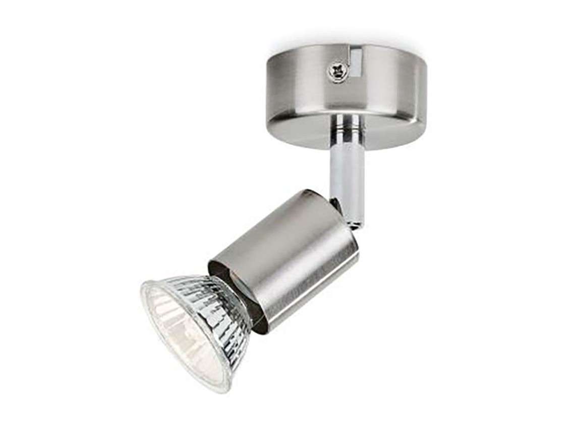 Projector 1-element limbali gu10 (lâmpada não incluída) cor cromado mate ø 8 x 13 cm