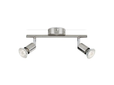 Limbali gu10 projector de 2 elementos (l�mpada n�o inclu�da) cor cromado fosco 28,5 x 10 x 15,5 cm