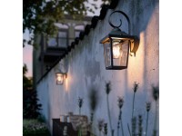 Buzzard e27 60w outdoor wall light without bulb, black, downward light Buzzard e27 60w outdoor wall light without bulb, black, downward light