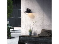 Hoverfly e27 60w outdoor wall light without bulb, black, downward light Hoverfly e27 60w outdoor wall light without bulb, black, downward light