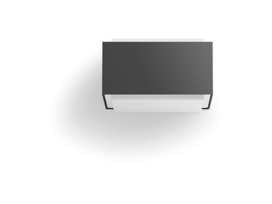 Wall light, outdoor, hedgehog, anthracite, e27, 42 w, without bulb, two-way lighting