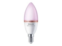 Candle led bulb e14 4.9w full colors 470lm wifi philips wiz