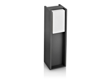 Baliza led e27 modelo bridge 12,1 x 12,1 x 40,2 cm