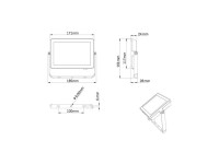 Proyector 30 w 2850 lm 6500 k ip65