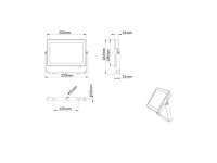Proyector 50 w 4750 lm 6500 k ip65 Proyector 50 w 4750 lm 6500 k ip65
