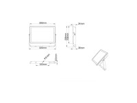 Projetor 100w 9500lm 6500k ip65 911401864584 philips Projetor 100w 9500lm 6500k ip65 911401864584 philips