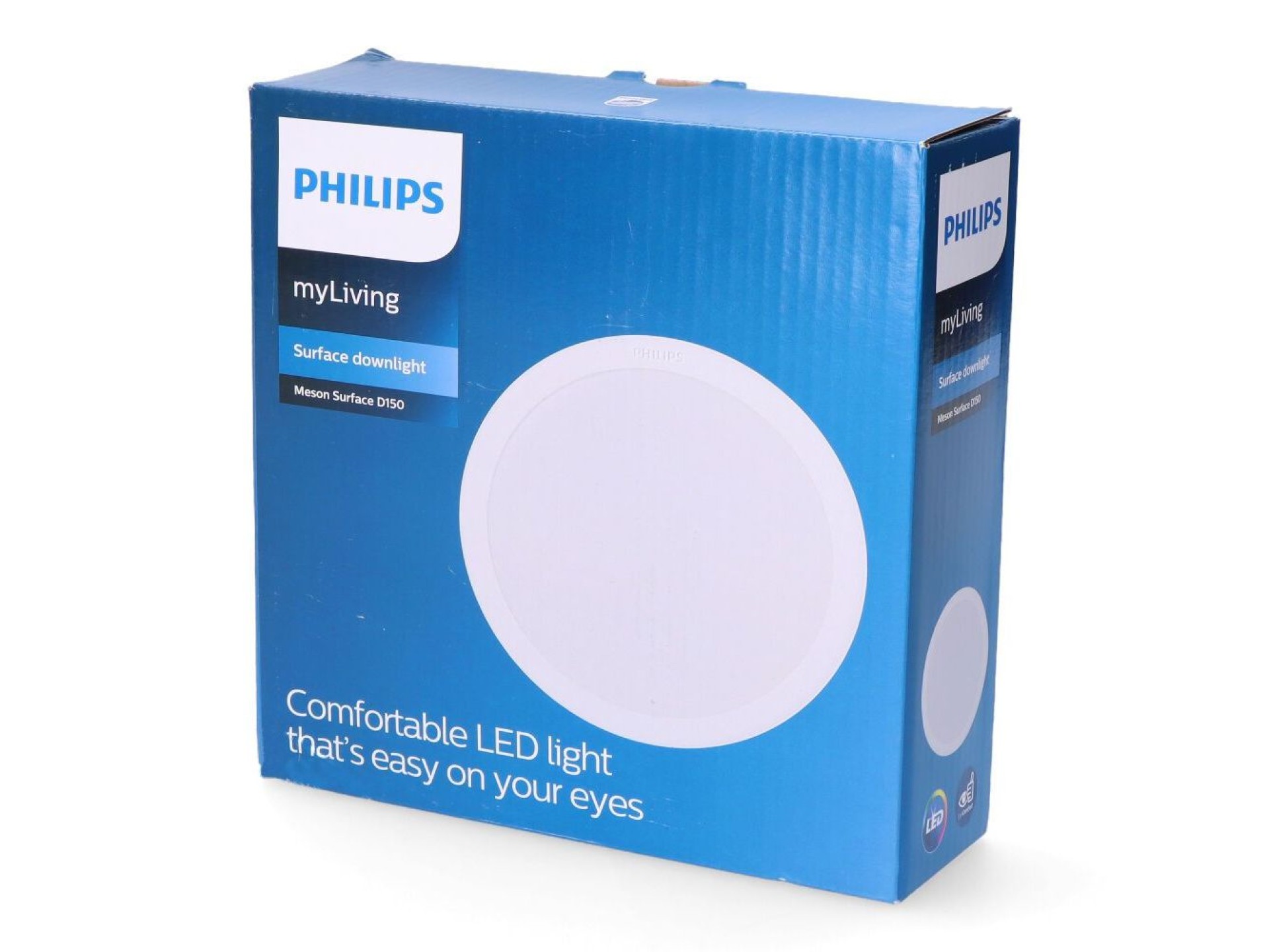 Downlight led de superfície/encastrar 16,5w 1300lm 4000k luz dia. mod. meson ø17,01x5cm philips