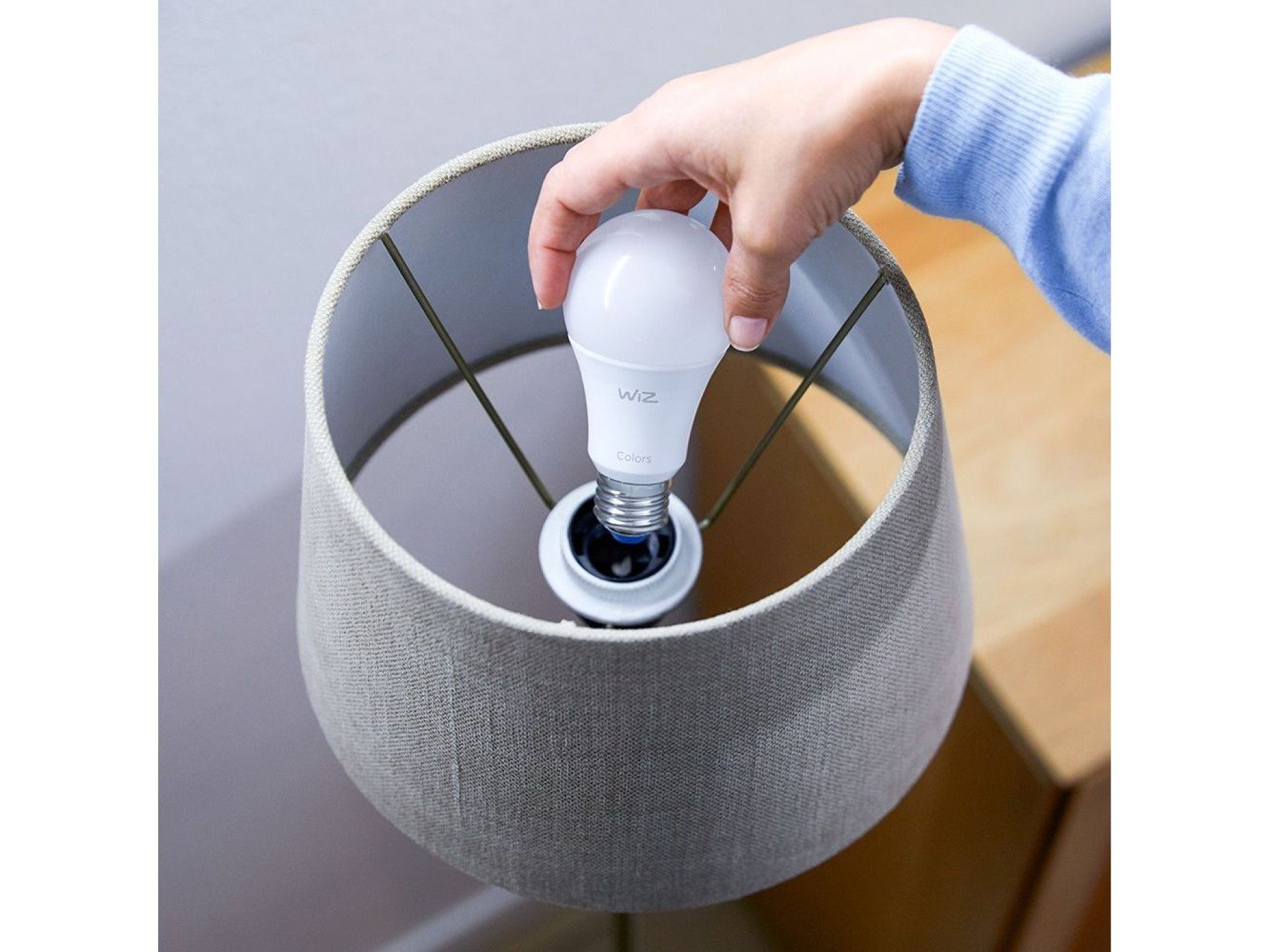 Standard led bulb e27 8w 2.700k-6.500k 806lm wifi philips wiz
