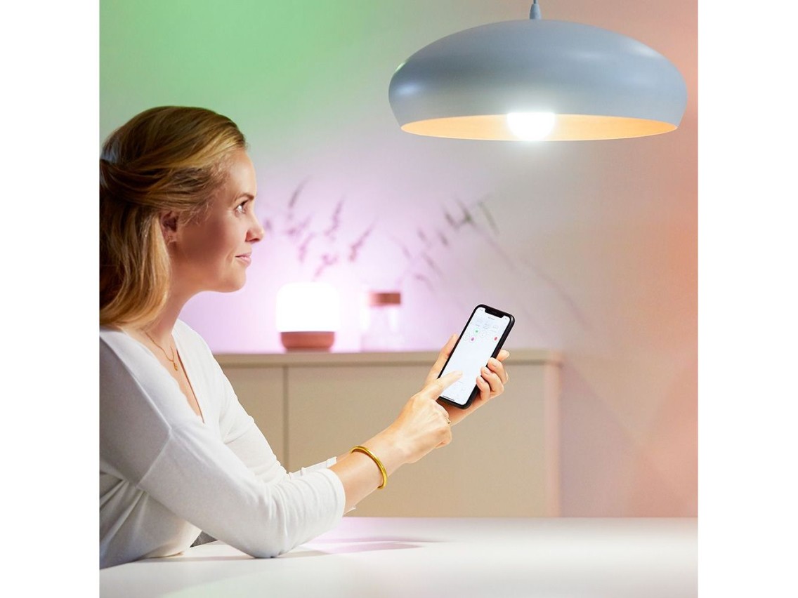 Standard led bulb e27 8w 2.700k-6.500k 806lm wifi philips wiz