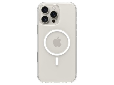 Spigen Thin Fit MagSafe Case for iPhone 16 Pro Max - Clear and White Spigen Thin Fit MagSafe Case for iPhone 16 Pro Max - Clear and White