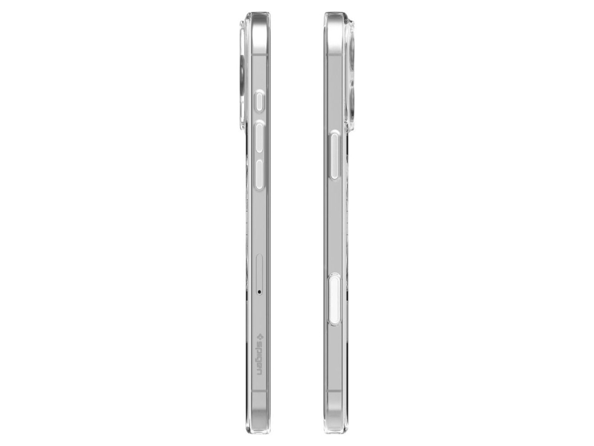 Spigen Thin Fit MagSafe Case for iPhone 16 Pro Max - Clear and White
