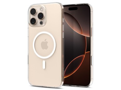 Spigen Thin Fit MagSafe Case for iPhone 16 Pro - Clear and White Spigen Thin Fit MagSafe Case for iPhone 16 Pro - Clear and White