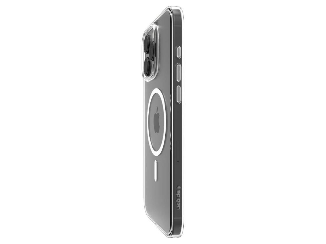 Capa Spigen Thin Fit MagSafe para iPhone 16 Pro - Transparente e Branca